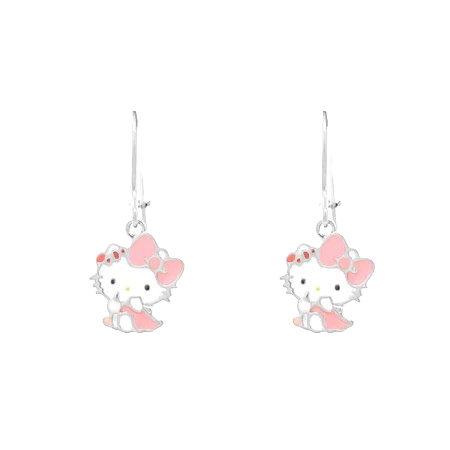 UBS Gold Anting Emas Anak Sanrio Hello Kitty 17K Whitegold ｜ AAZ0041