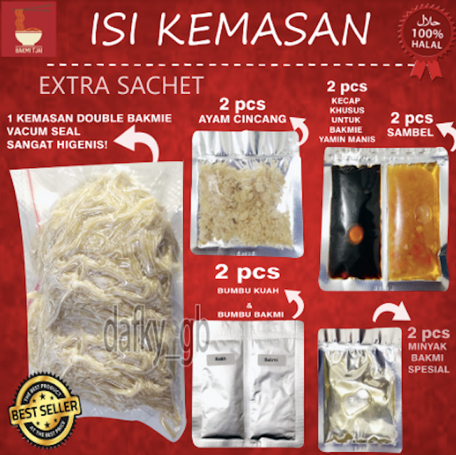 Bakmi Tjai Yamin Isi Duo Spesial