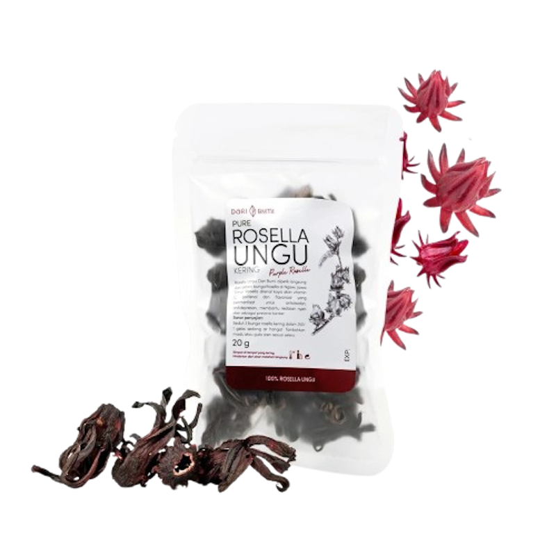 Dari Bumi Pure Rosella Ungu Kering 1