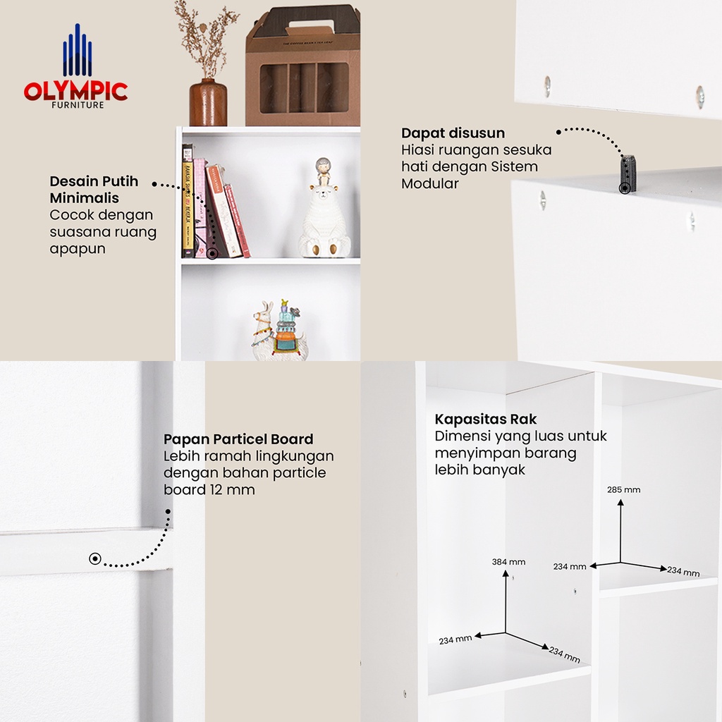 Olympic Rak Serbaguna RB Rubik 7T