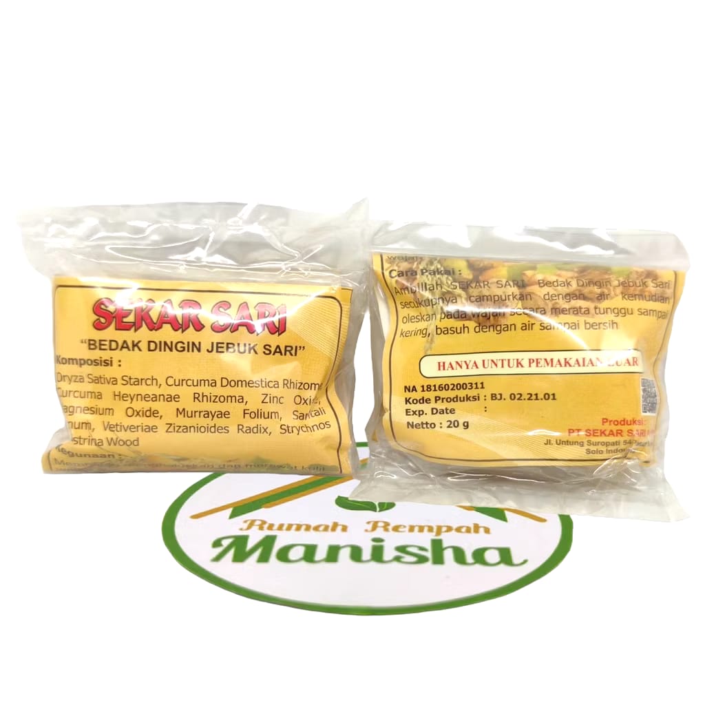Sekar Sari Alam Sekar Sari Bedak Dingin Jebuk Sari