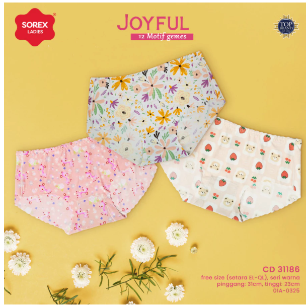 Prakarsa Jaya Sentosa Sorex Celana Dalam Midi Seamless  31186
