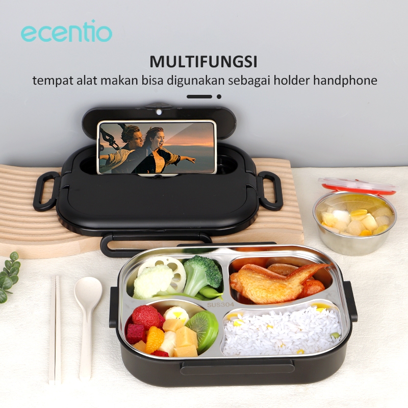 Dachin Etech Global ecentio Lunch Box Stainless 1000 ml
