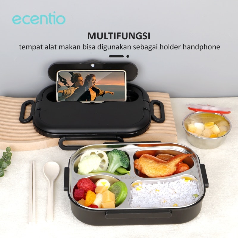 ecentio Lunch Box Stainless 1000 ml 4