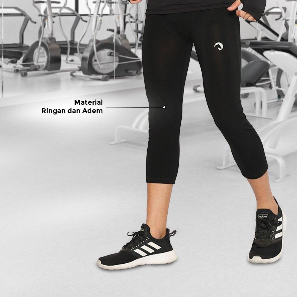 Waldos Sport Apparel WALDOS Celana Legging Pria 3/4 dan 7/8 Maximus Pants