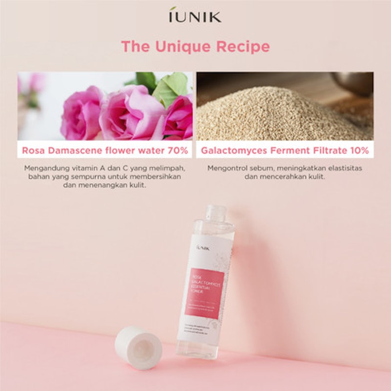 IUNIK Rose Galactomyces Essential Toner 5