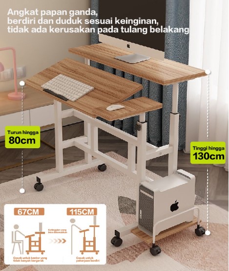 Meja Belajar Lipat 3