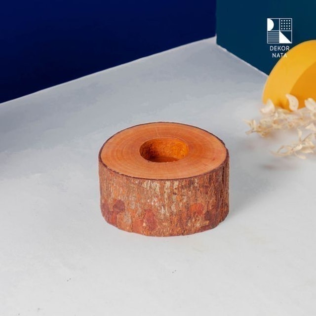 Wooden Candle Holder