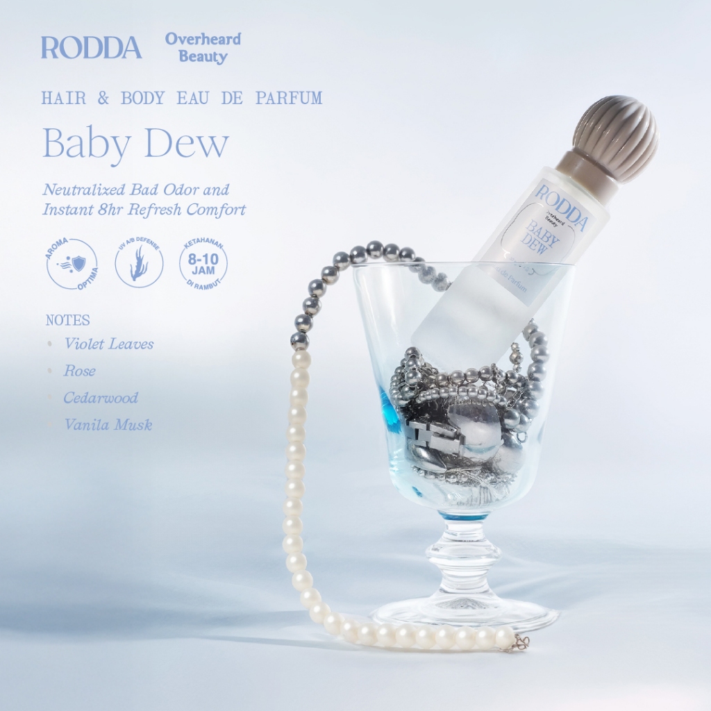 Cerita Cantik Indonesia Rodda x Overheard Beauty Baby Dew Hair and Body UV Defense Eau de Parfum