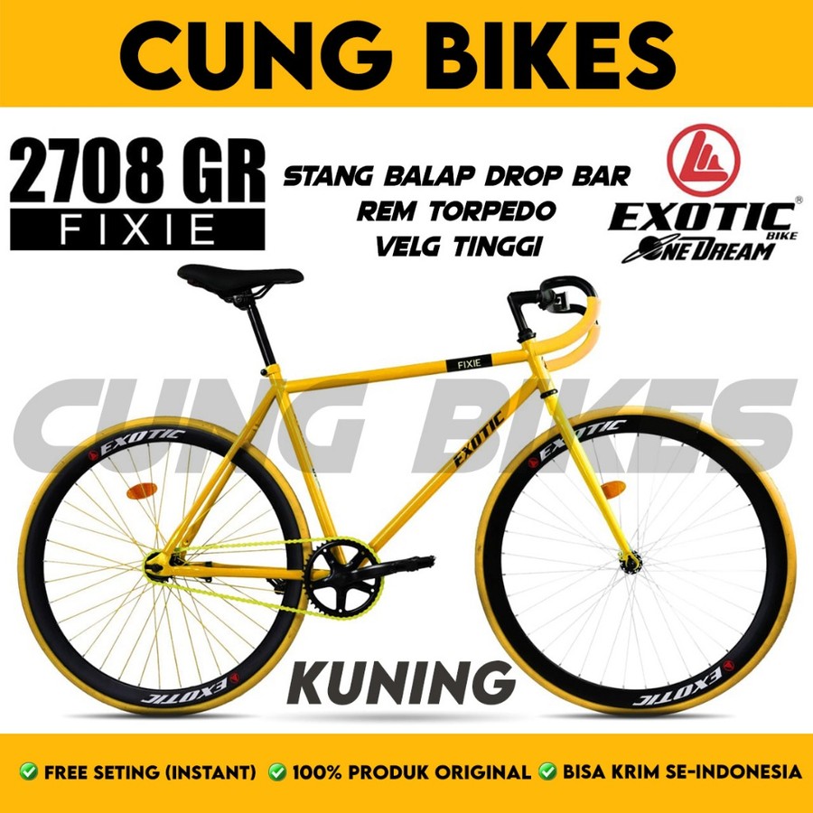 Exotic Sepeda Fixie  ET-2708 GR