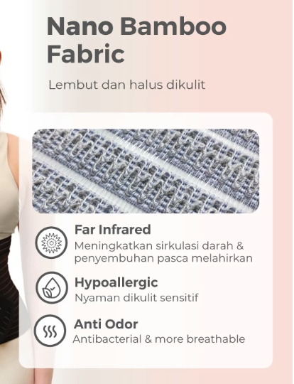 TNP Maternity And Baby Trading MOOIMOM® Korset Nano Bamboo Medis Postpartum