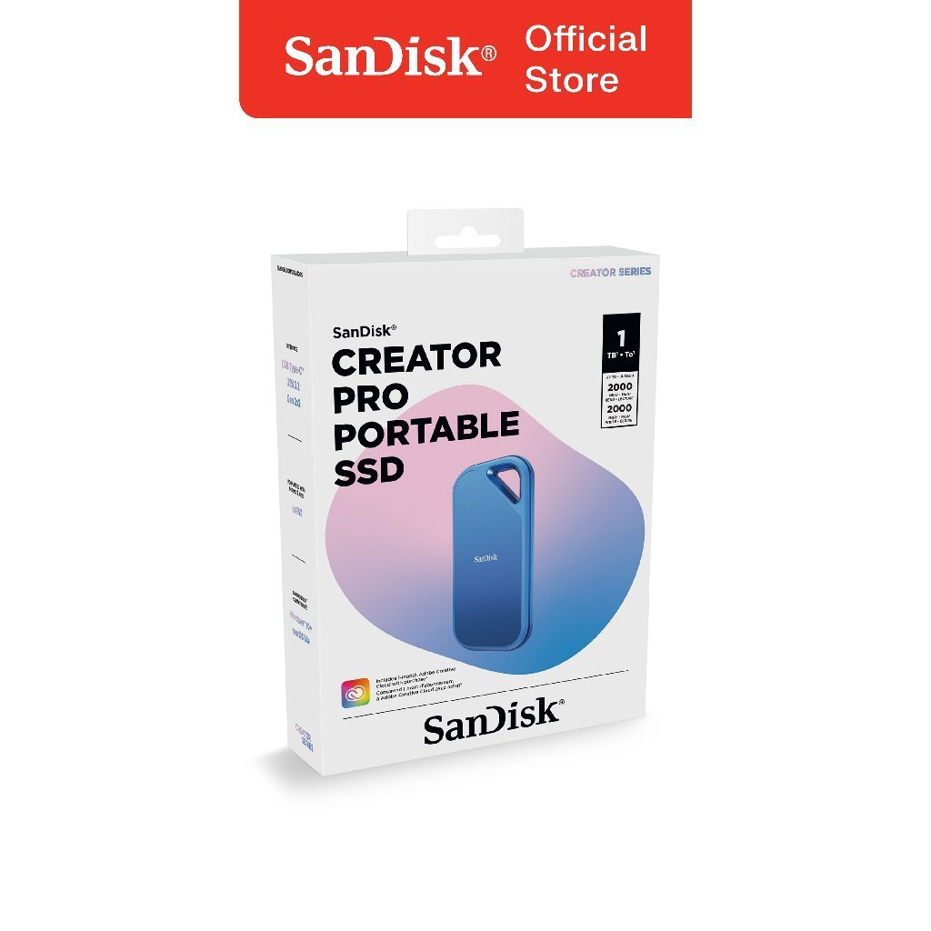 SanDisk Creator Pro Portable SSD E81C 1TB 4