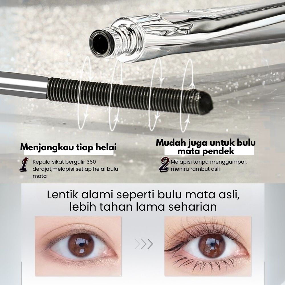 Feali International Indonesia FEALI Iron Eyelashes Set Mascara