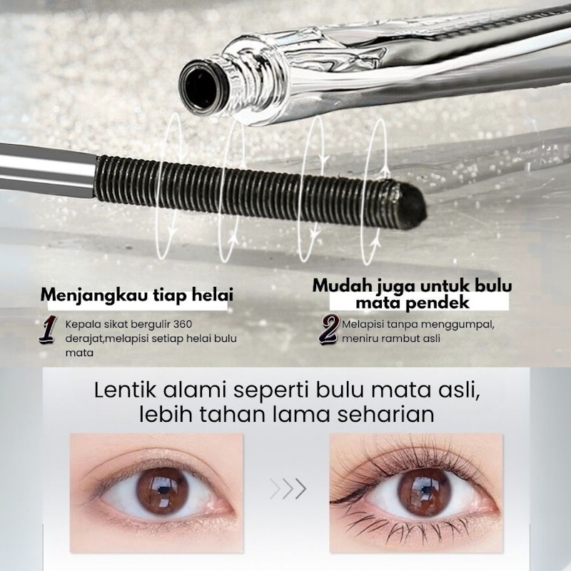 FEALI Iron Eyelashes Set Mascara 2