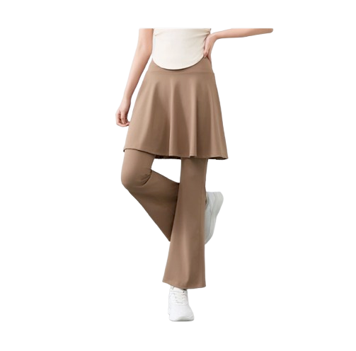 RAGA Legging Yoga Cutbray Basic Rok Panjang 2 in 1