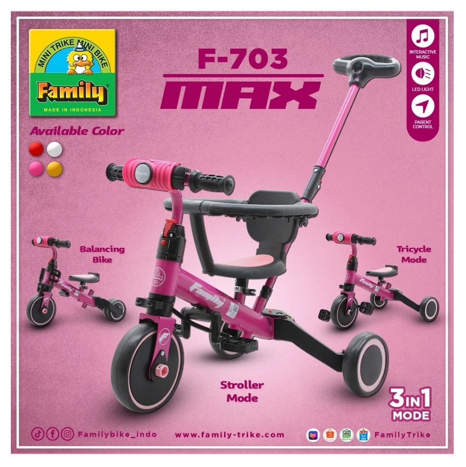 Jakarta Tunggal Citra Family Balance Bike MAX F-703