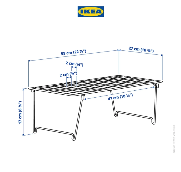 Hero Supermarket IKEA GREJIG Rak Sepatu