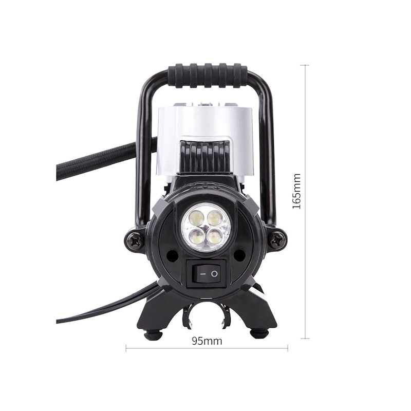 Deli Pompa Angin Portable 3