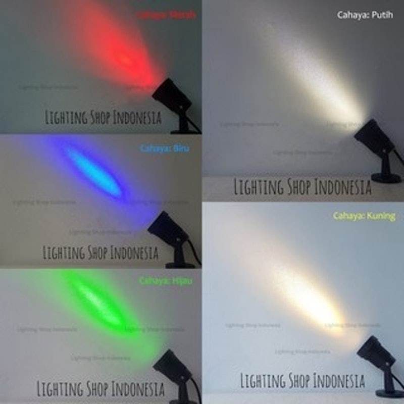 Colorful Waterproof Spotlight 12,5 cm