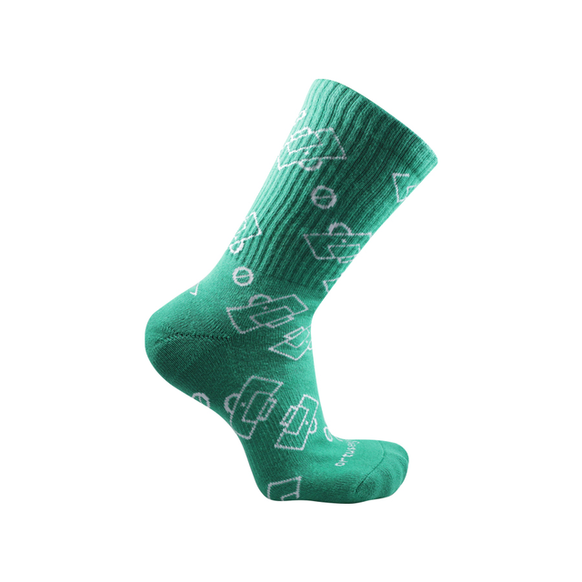 Soccer Field Graphic Socks
