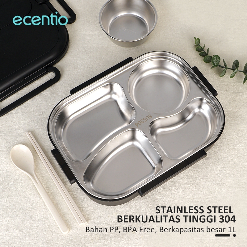 Dachin Etech Global ecentio Lunch Box Stainless 1000 ml