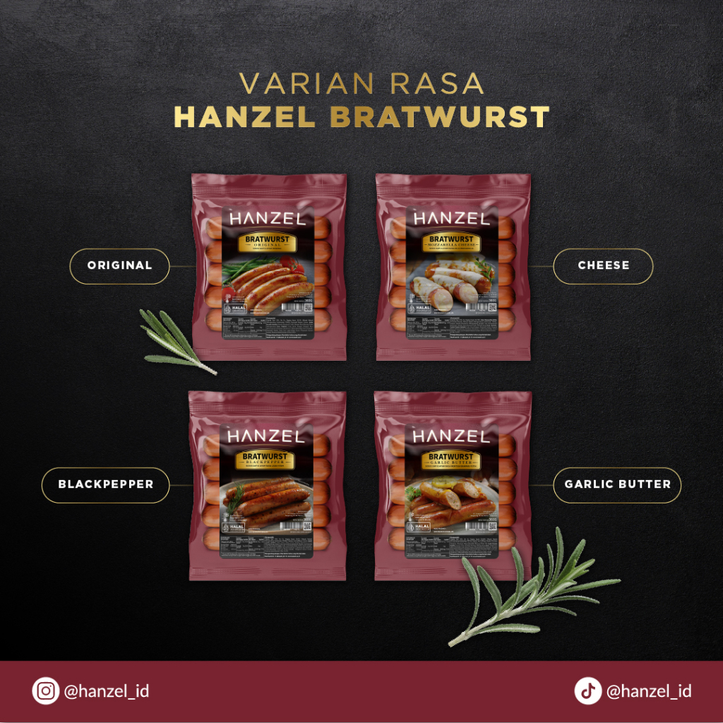 Sumber Prima Anugrah Abadi Hanzel Bratwurst Cheese