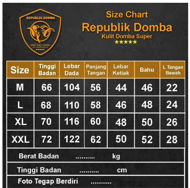 REPUBLIK DOMBA Jaket Kulit PB 031 4