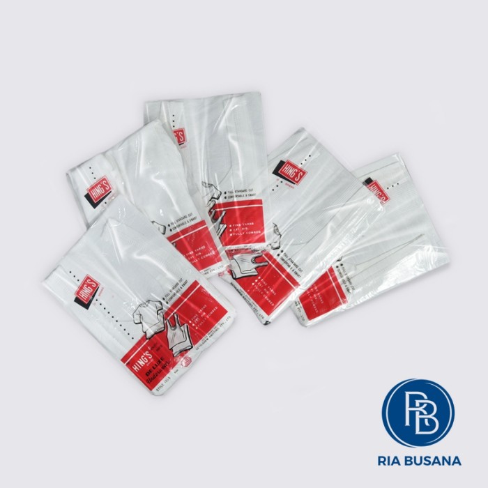  Hings Singlet Dewasa Pria Putih