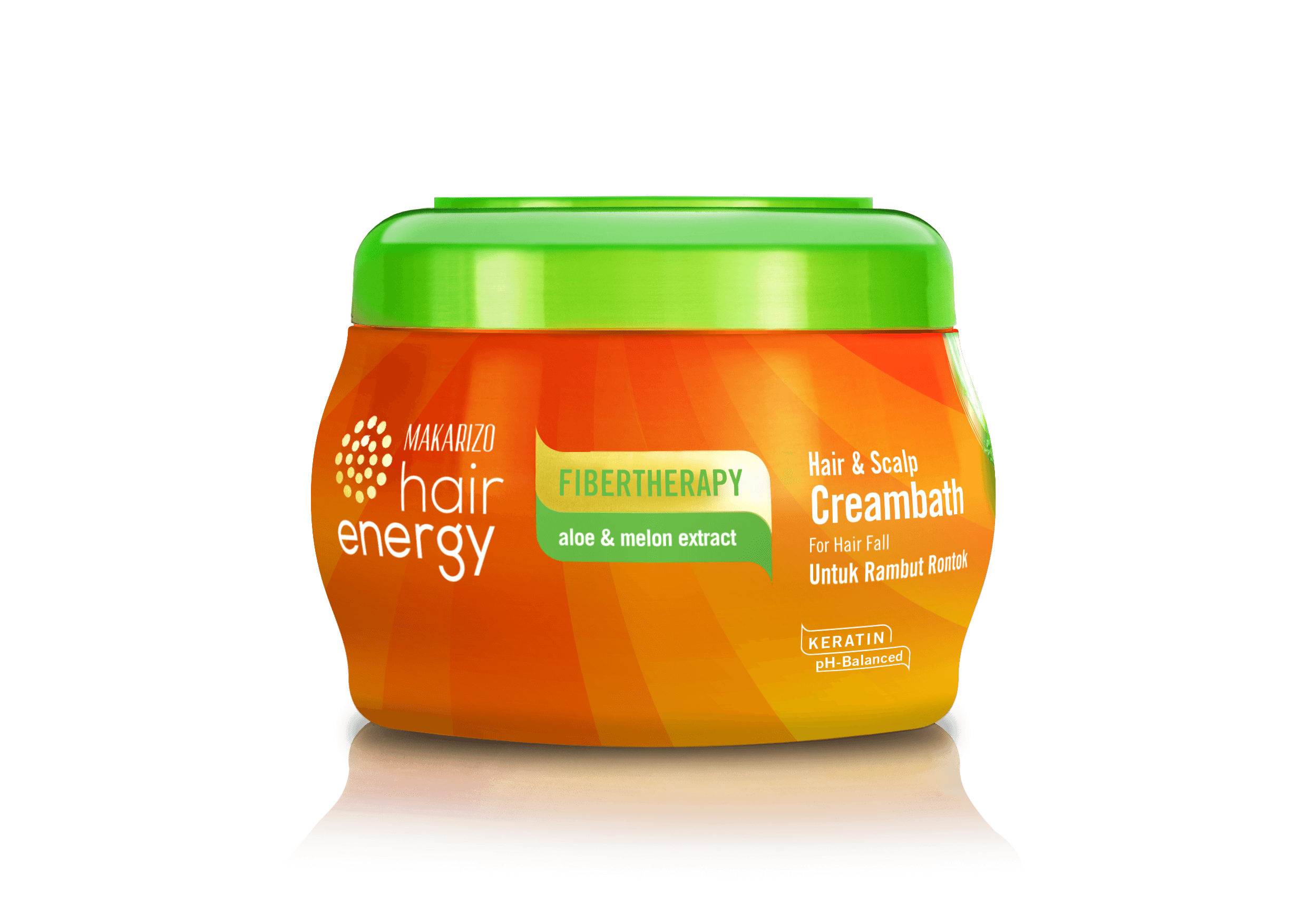 Makarizo Hair Energy Fibertherapy Hair & Scalp Creambath Aloe & Melon 4