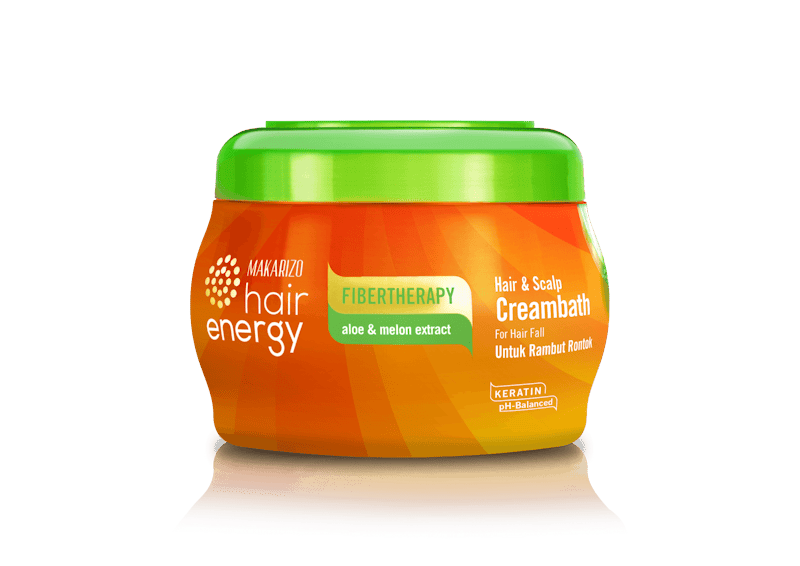 Makarizo Hair Energy Fibertherapy Hair & Scalp Creambath Aloe & Melon 4