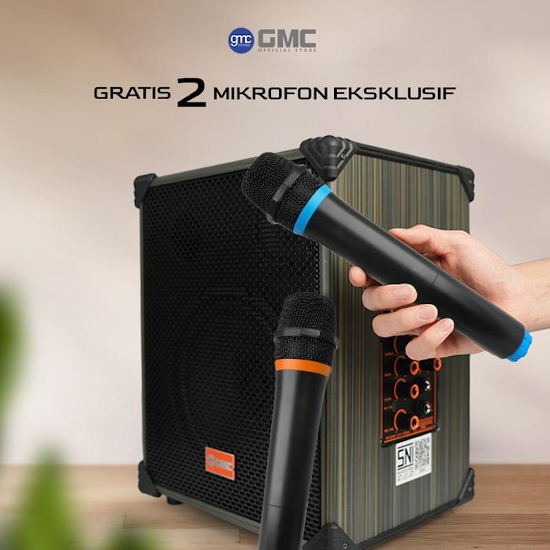 GMC Speaker Karaoke Bluetooth 4