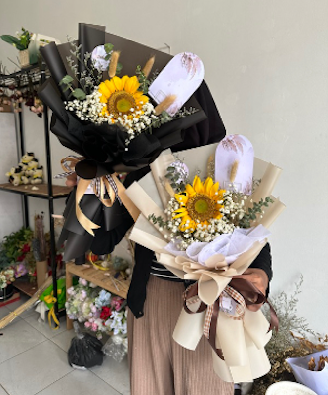 Buket Bunga Matahari Fresh Wisuda 2