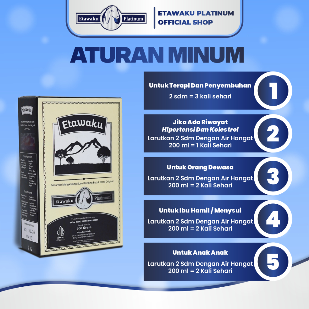 Global Mandiri Perkasa Etawaku Susu Kambing & Krimer Bubuk