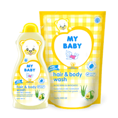 MY BABY Hair & Body Wash Aloe Vera & Avocado