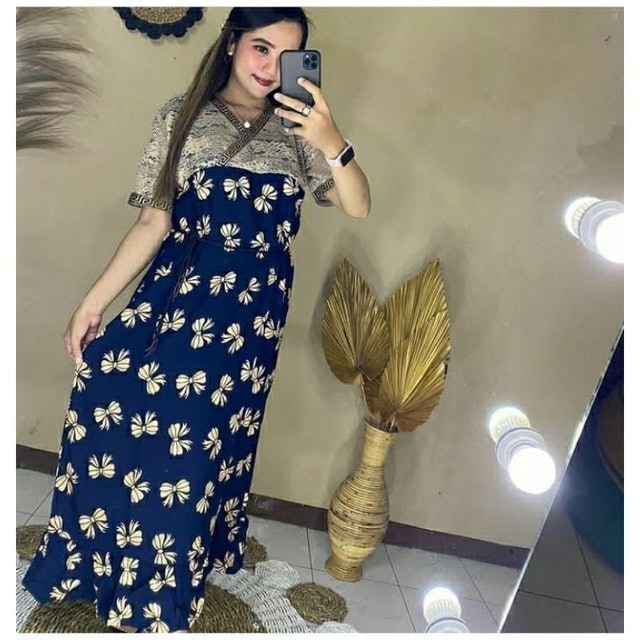  Daster Arab Brokat Motif Pita