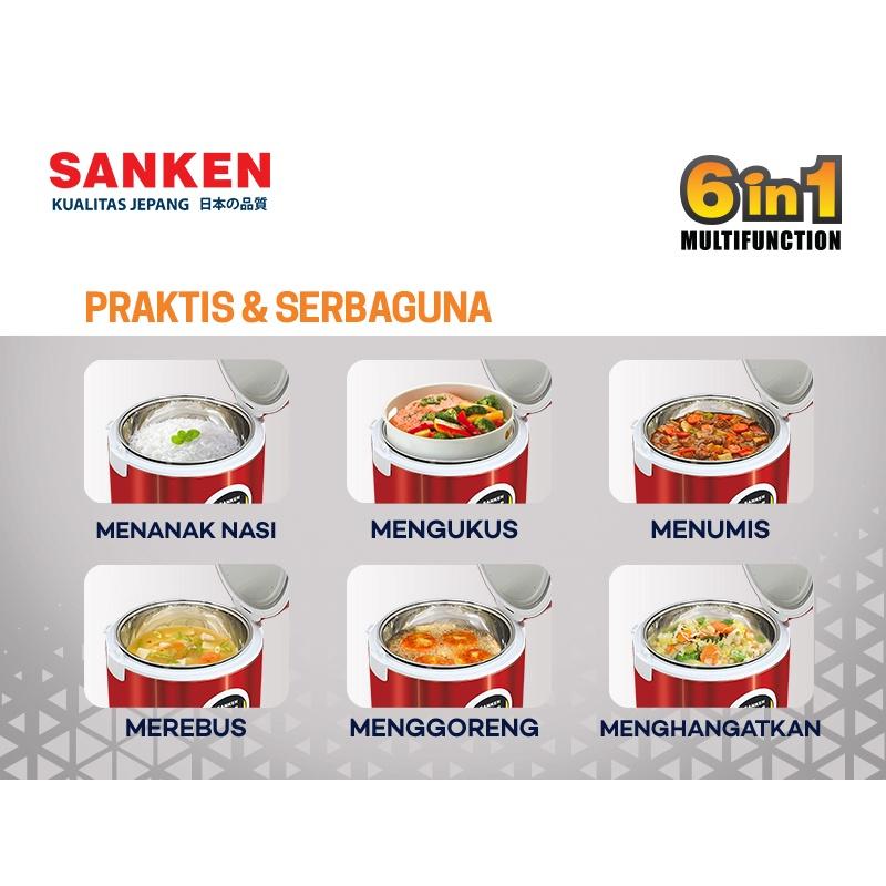 Sanken Argadwija Sanken Rice Cooker 1.2 L  SJ-150 Hitam
