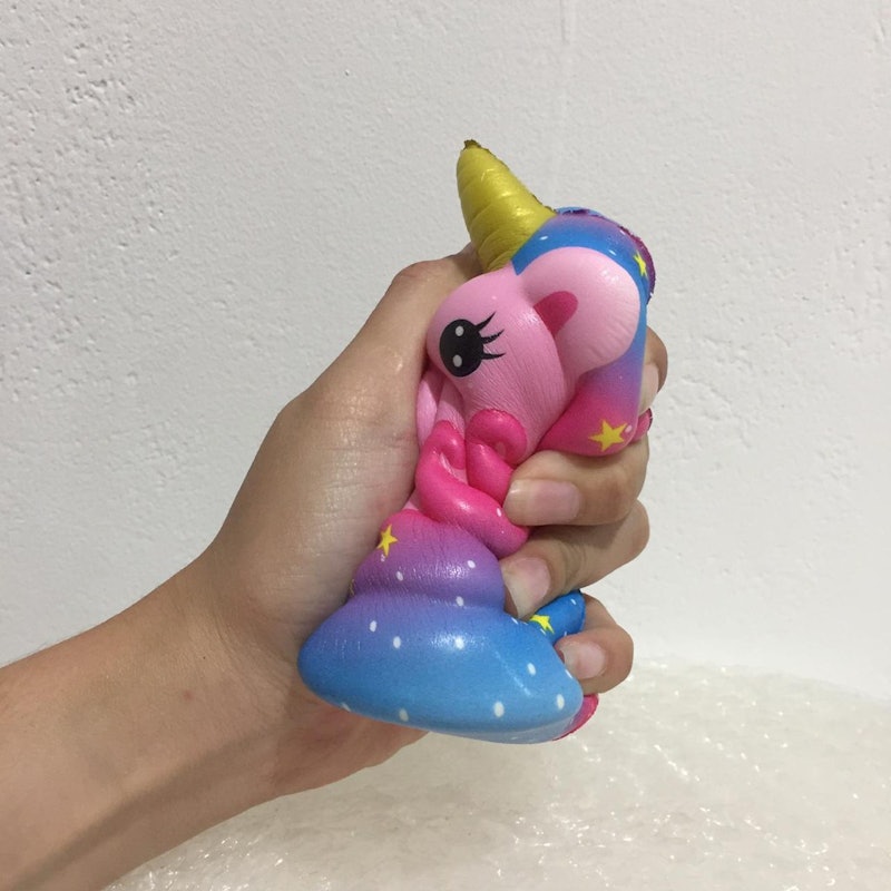 Mainan Squishy Kepala Unicorn Galaxy 2