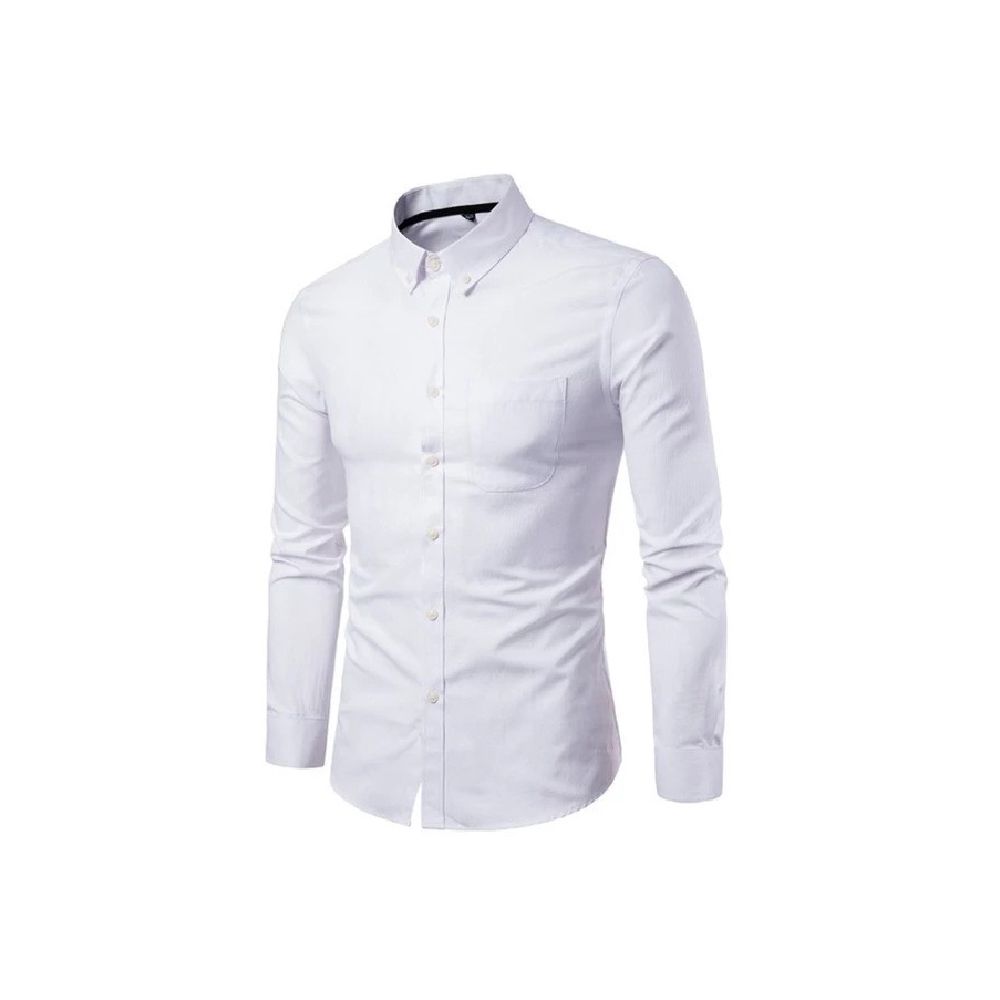 Fortklass Kelvin White Slim Fit Shirt