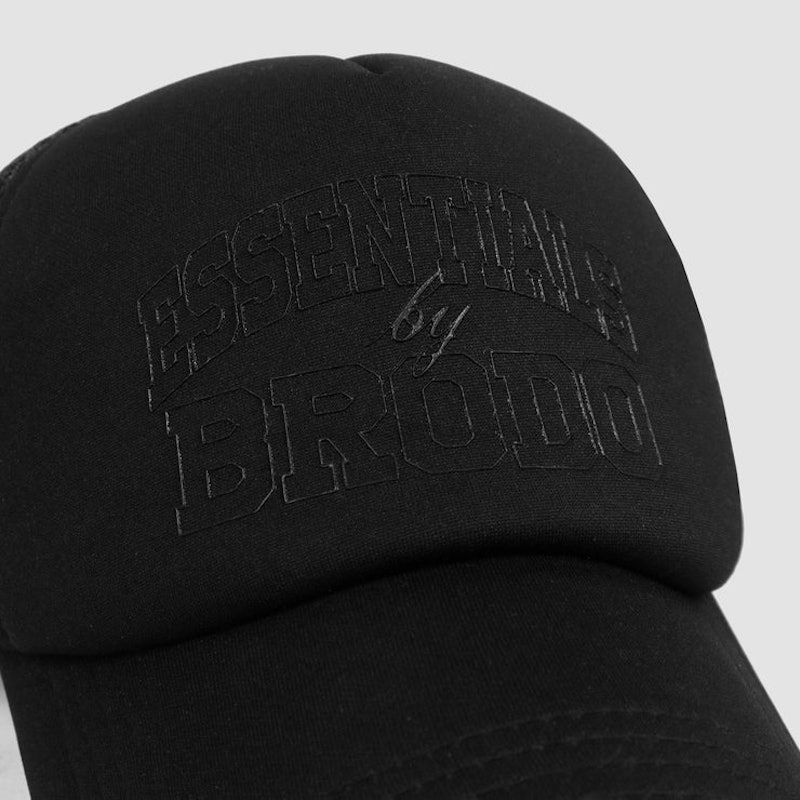 BRODO Bigger Trucker Hat All Black 4