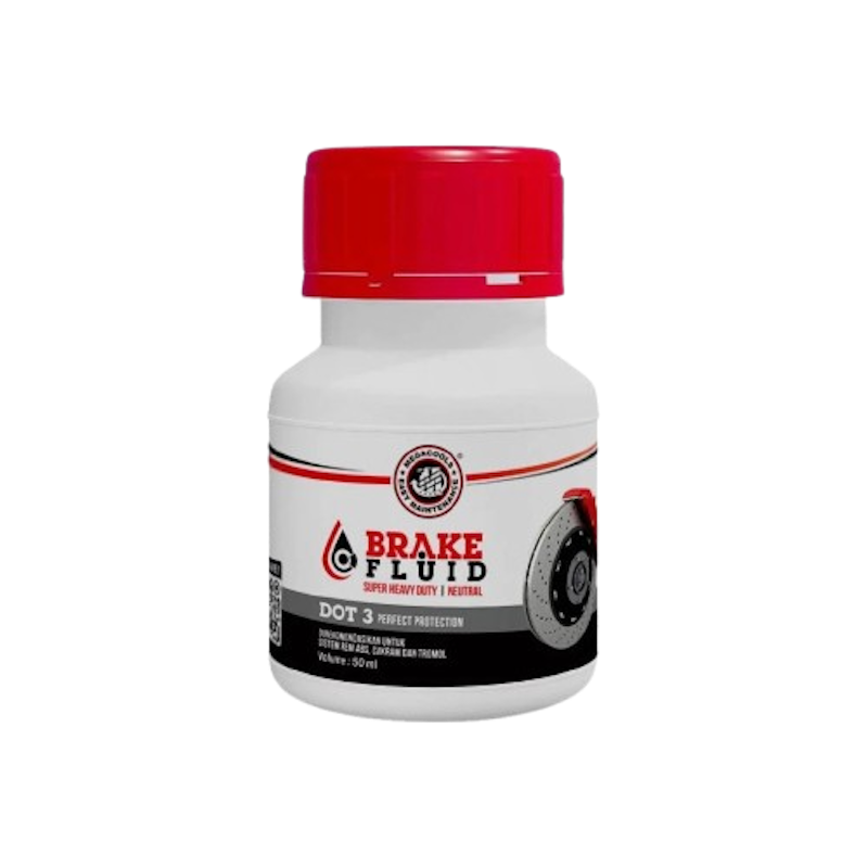 Megacools Brake Fluid Red DOT 3 1