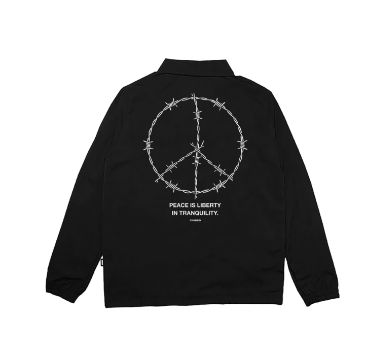  VIBES APPAREL Wirepeace Coach Jacket