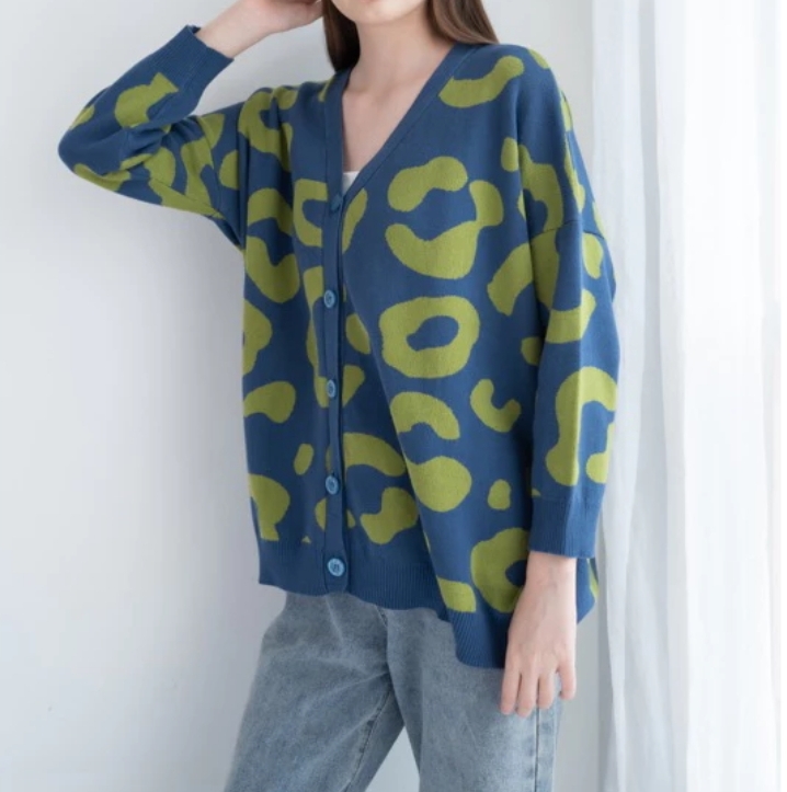 Alln Knitwear Alln Knitwear Zalova Cardigan Rajut Oversize