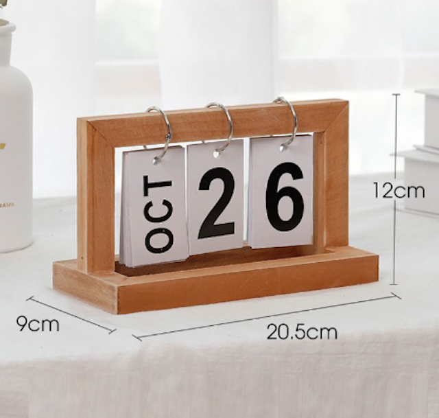 Kunataruma Kalender Aesthetic Meja Mini