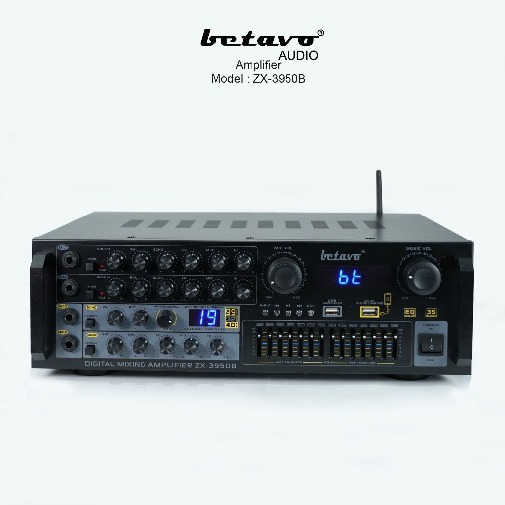 Betavo Audio Betavo Amplifier Karaoke 2nd Generations ZX 3950B