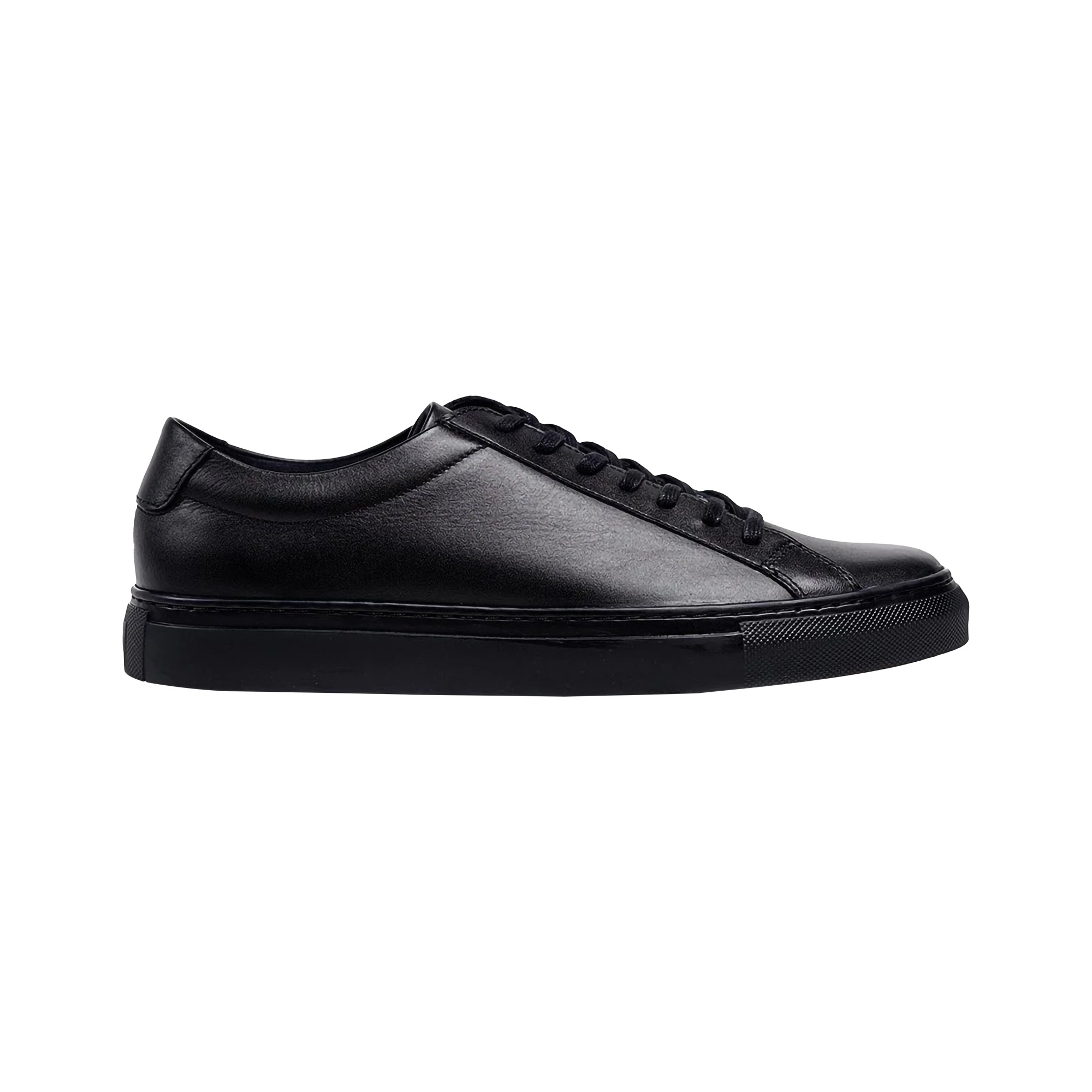Prabu Cipta Black Sepatu Kulit Sneakers Pria 1