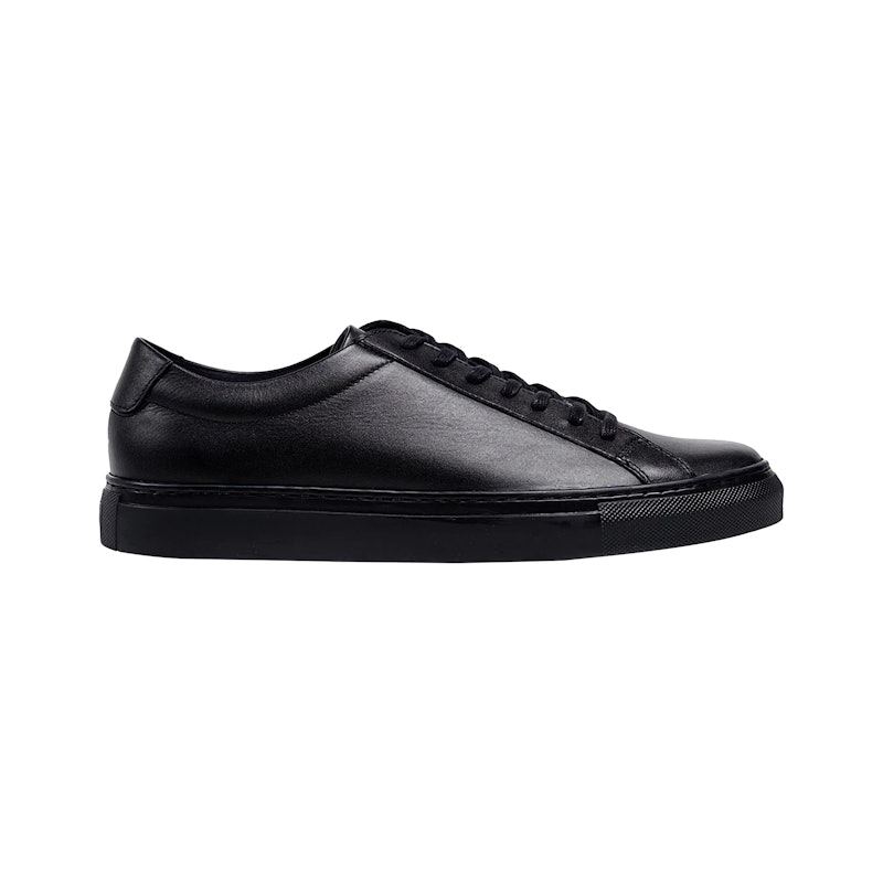 Prabu Cipta Black Sepatu Kulit Sneakers Pria 1
