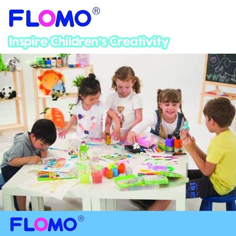 Washable Neon Finger Paint 3