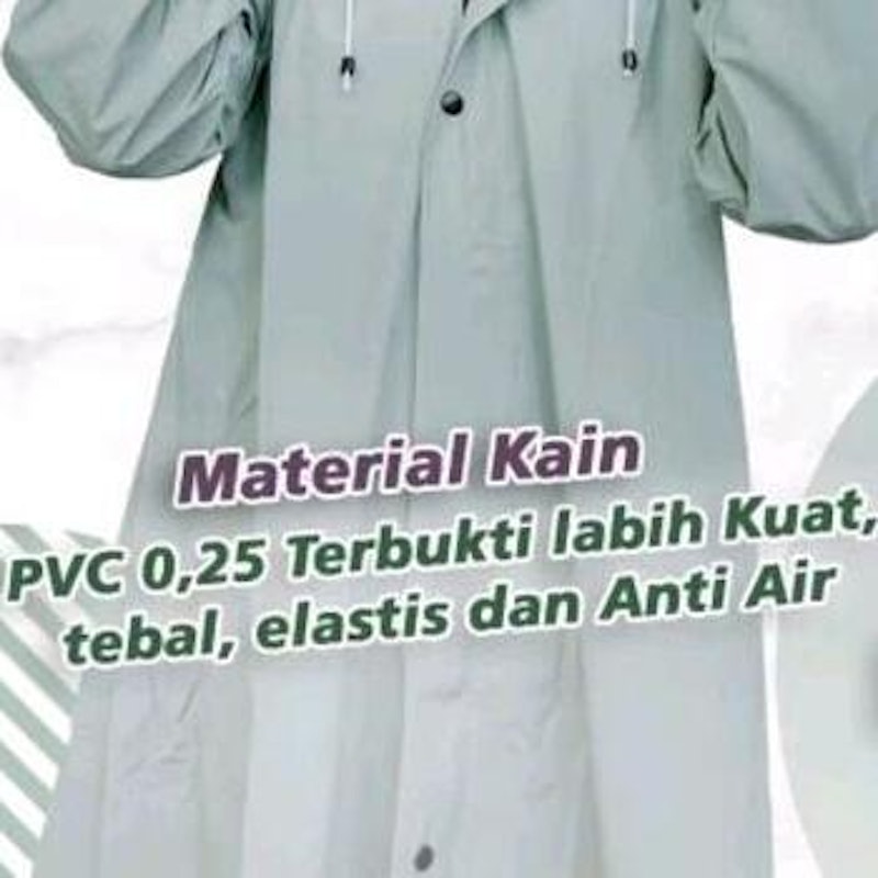 Kamila Jas Hujan Wanita Model Gamis Limited Edition 5