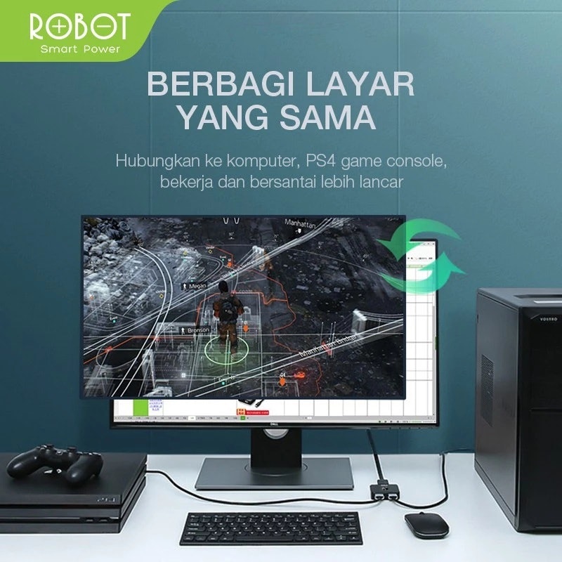 ROBOT HDMI Switch/Splitter 4