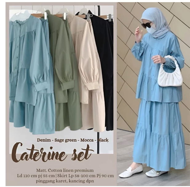  Caterine One Set Tunik 2in1